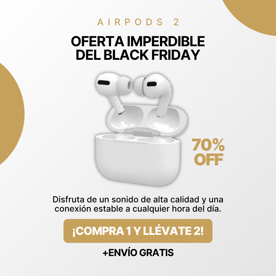 🔥Calentamiento Black Friday🔥Compra 1 y Lleva 2 Auriculares Inalámbricos 2ª Generación