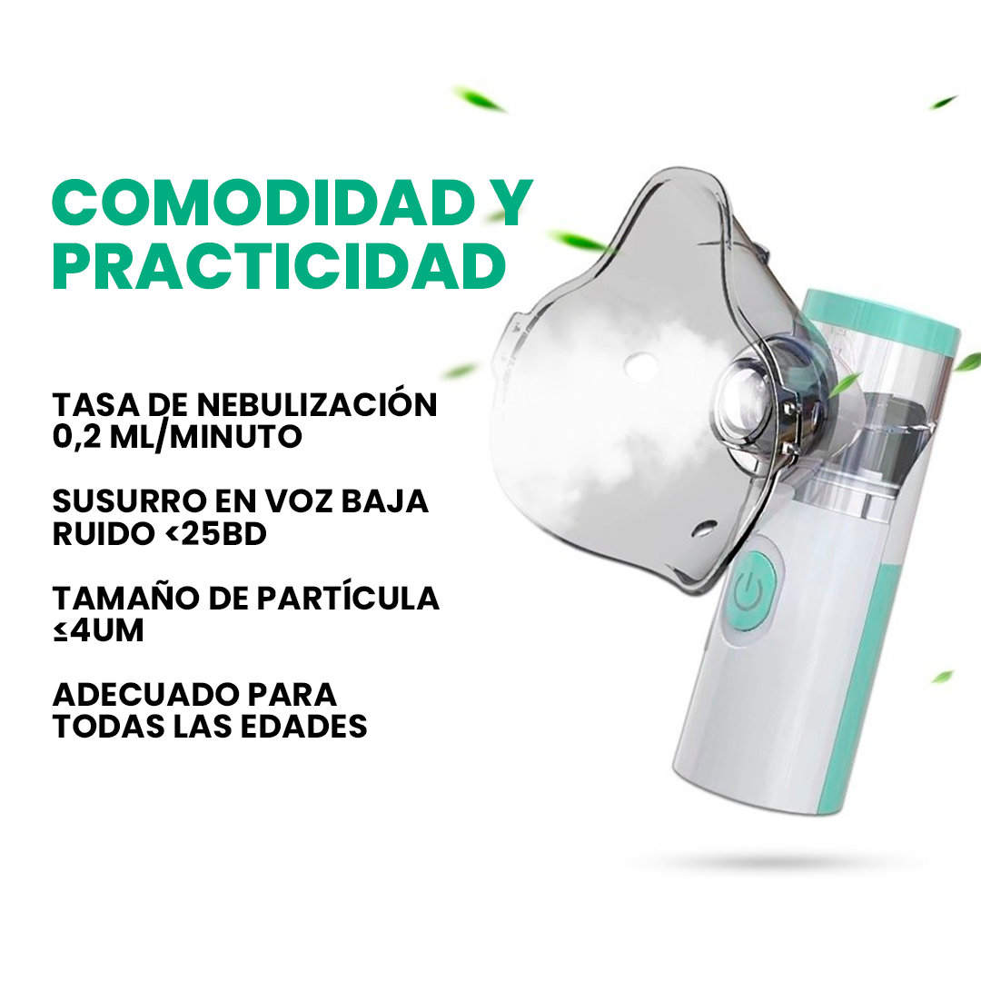 NabulaTech® Nebulizador | Alivio Rápido para Tu Respiración 🌬️- ¡Entrega en 24h!