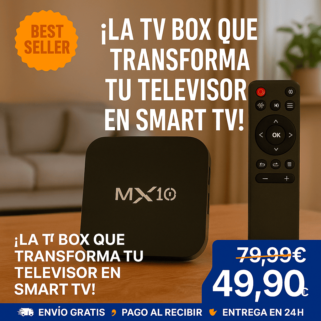 Android TV Box Mini MX10 – Convierta su TV en un Centro de Entretenimiento 4K