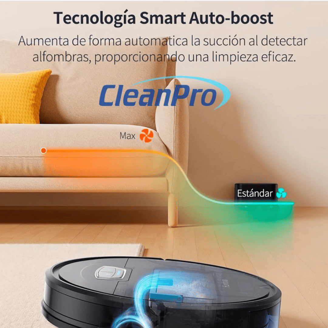 Robot Aspirador CleanPro™ | Limpia, Aspira y Pule Tu Hogar Sin Esfuerzo (LIQUIDACIÓN POR CIERRE)
