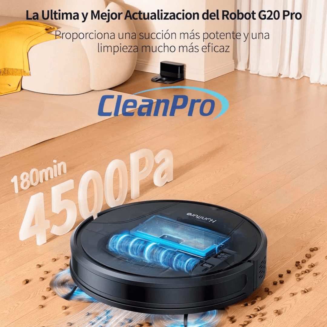 Robot Aspirador CleanPro™ | Limpia, Aspira y Pule Tu Hogar Sin Esfuerzo (LIQUIDACIÓN POR CIERRE)