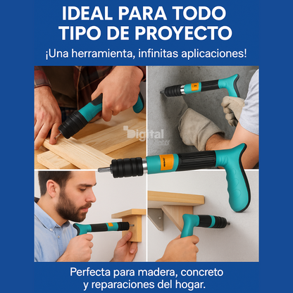 IronTool™ - Pistola de Clavos Profesional de Alta Precisión | Kit Premium de Regalo (LIQUIDACIÓN POR CIERRE)