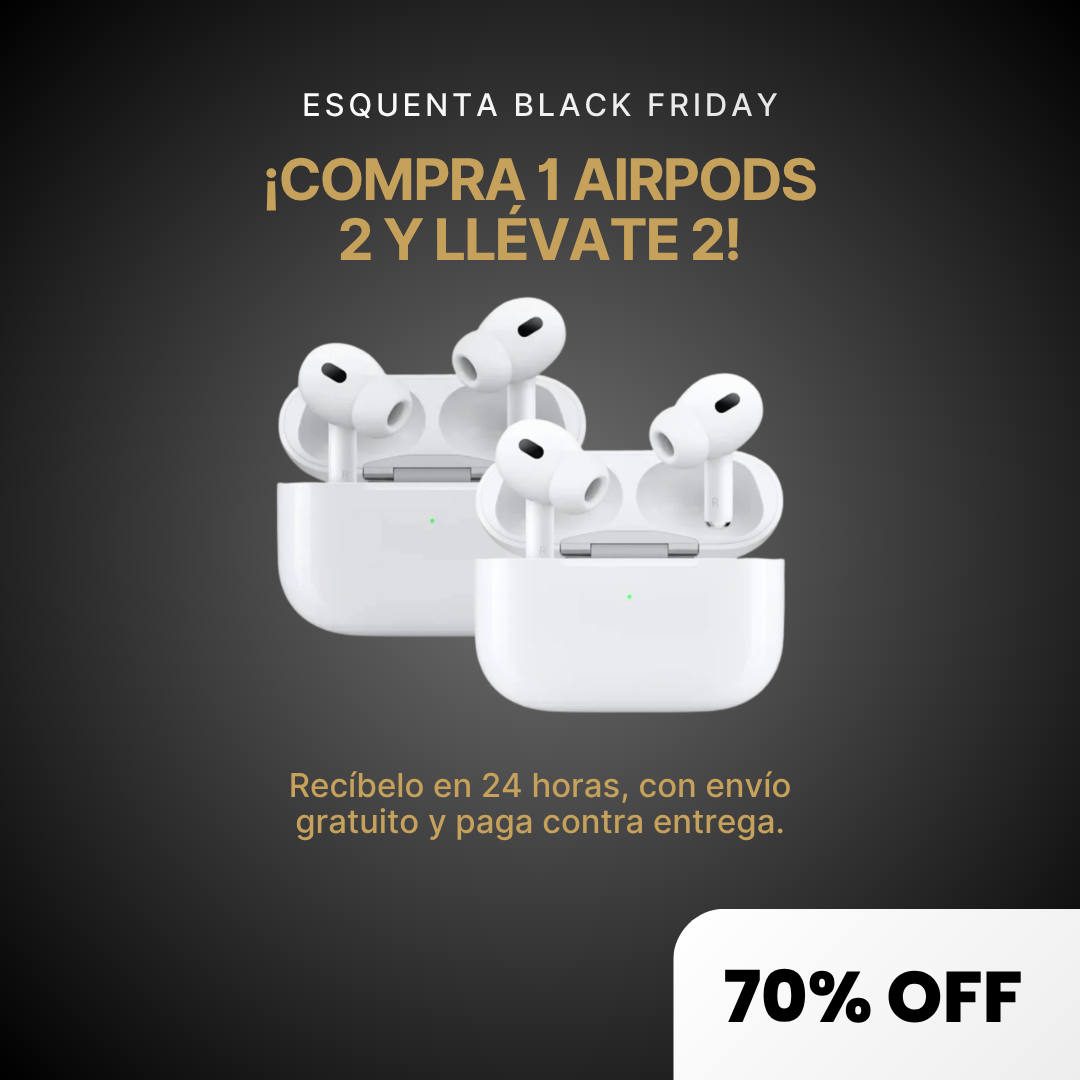 🔥Calentamiento Black Friday🔥Compra 1 y Lleva 2 Auriculares Inalámbricos 2ª Generación