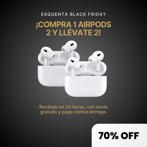 🔥Calentamiento Black Friday🔥Compra 1 y Lleva 2 Auriculares Inalámbricos 2ª Generación