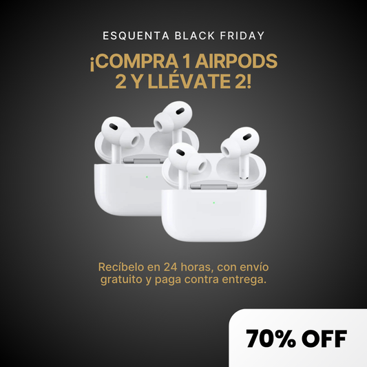 🔥Calentamiento Black Friday🔥Compra 1 y Lleva 2 Auriculares Inalámbricos 2ª Generación