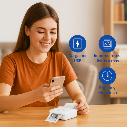M2 Mini Impresora Térmica Portátil Bluetooth & WiFi – Imprime Donde Quieras 🖨️📱