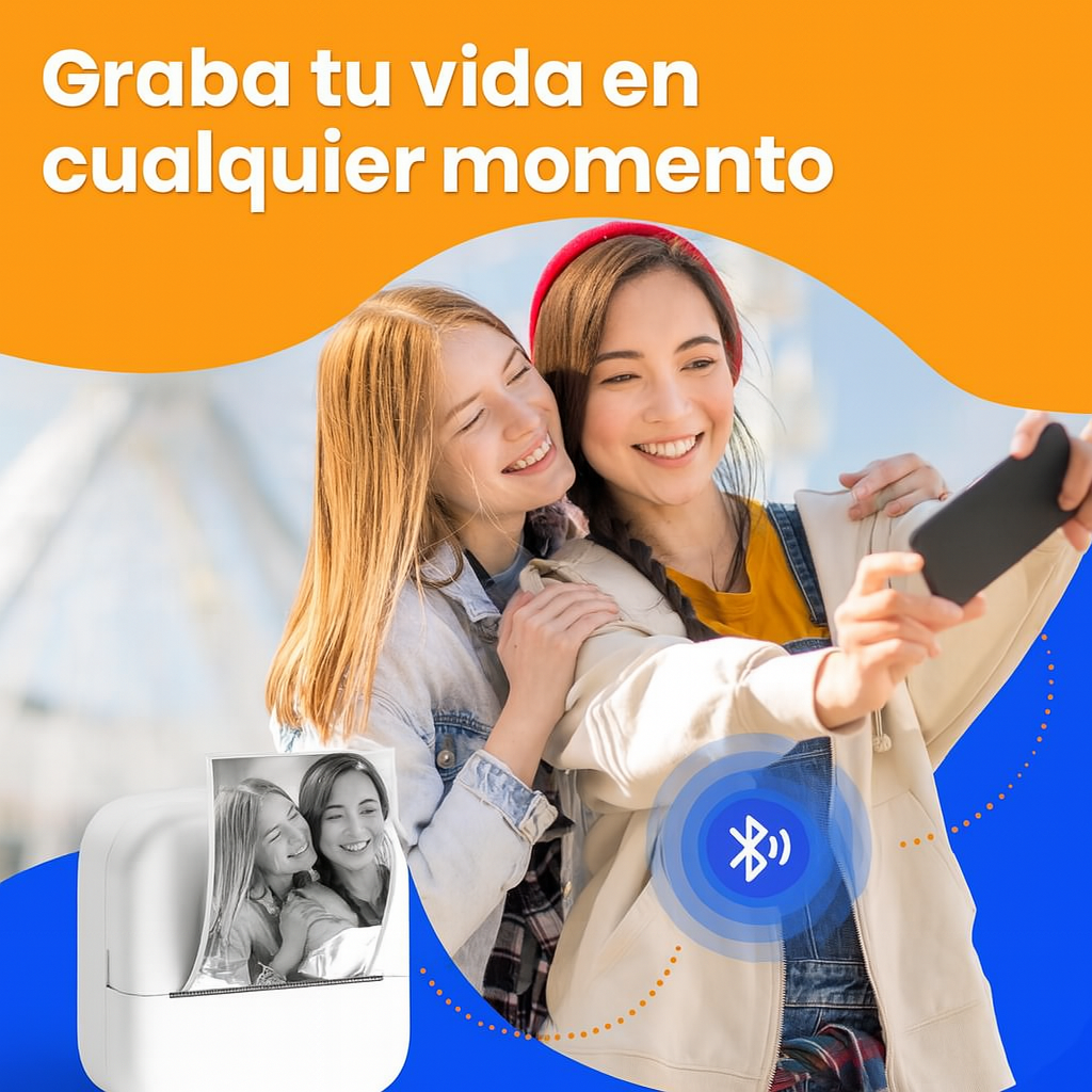 M2 Mini Impresora Térmica Portátil Bluetooth & WiFi – Imprime Donde Quieras 🖨️📱