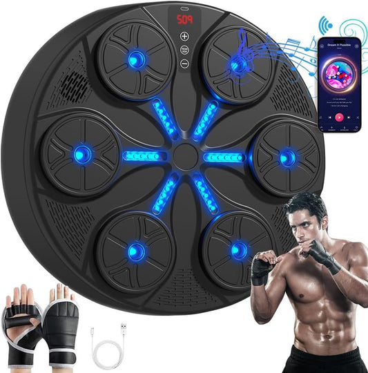 Máquina de boxeo Bluetooth inteligente + GUANTES DE REGALO 🎁 (LIQUIDACIÓN POR CIERRE)