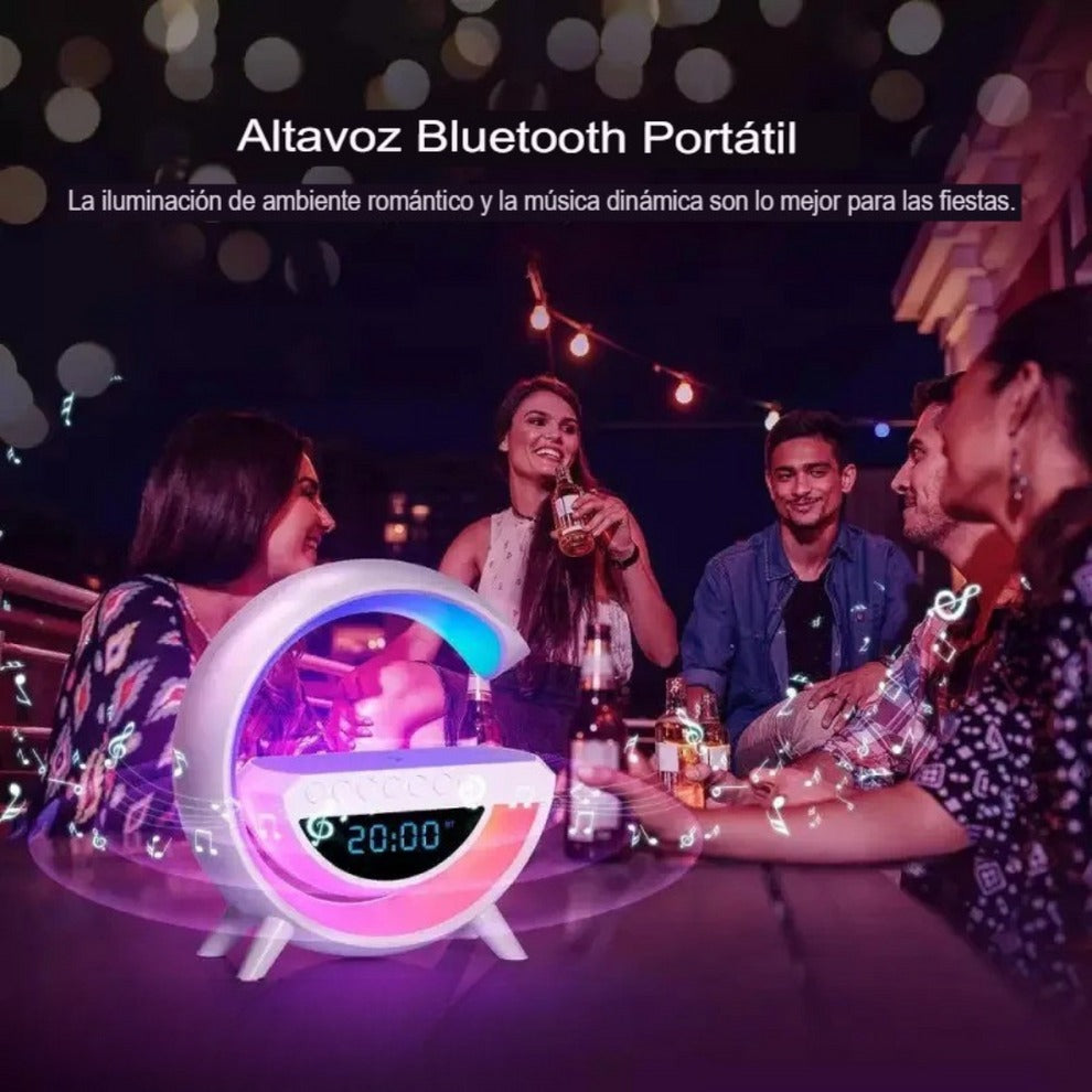 DreamLight™ - Cargador Inalámbrico LED G Multifuncional 3.0: Iluminación, Carga y Música en Un Solo Dispositivo