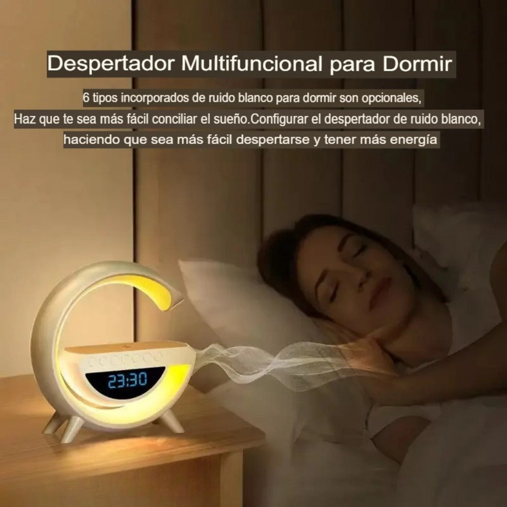 DreamLight™ - Cargador Inalámbrico LED G Multifuncional 3.0: Iluminación, Carga y Música en Un Solo Dispositivo