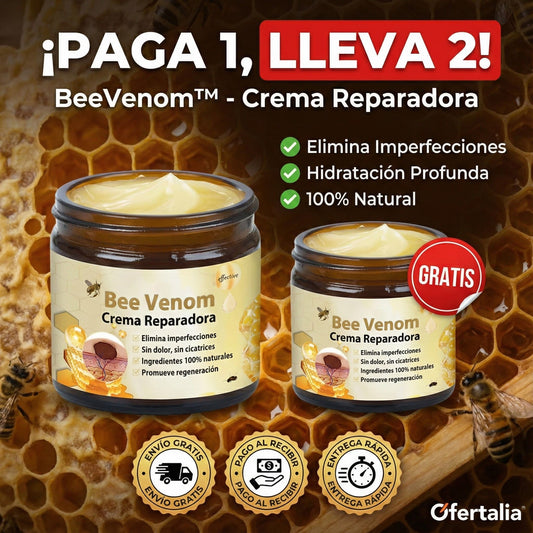 [PAGA 1, LLEVA 2] BeeVenom™ - Crema Reparadora con Veneno de Abeja y Extractos Naturales