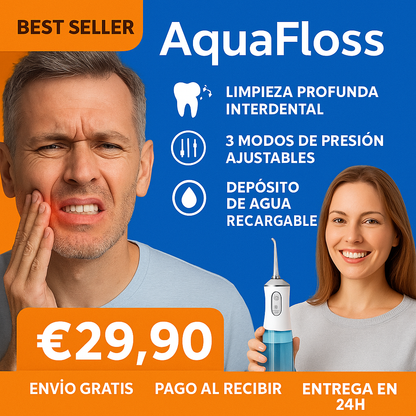 AquaFloss™ - Limpieza Profunda y Confortable para una Sonrisa Saludable