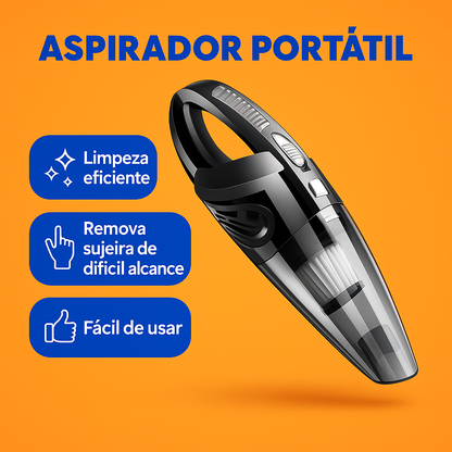 Kit PowerClean 2 en 1 – Fregona Giratoria + Aspiradora Portátil Recargable (LIQUIDACIÓN POR CIERRE)