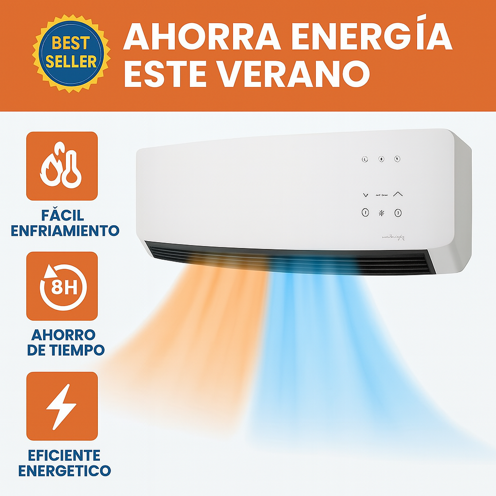 Mini Aire Acondicionado Portátil 2 en 1 - CLIMA PERFECTO & AHORRO DE ENERGÍA  (SÚPER LIQUIDACIÓN POR CIERRE)