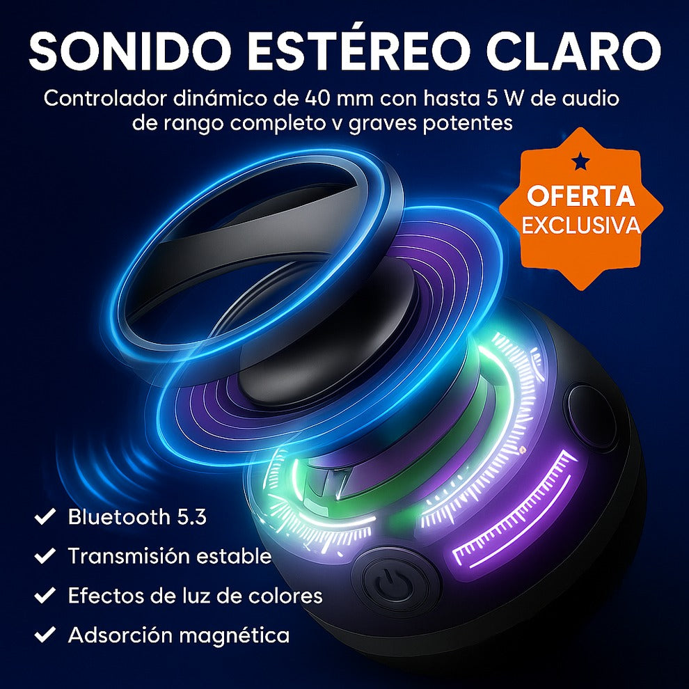 (Compra 1, Lleva 2) RUGE TU MÚSICA A DONDE VAYAS CON EL ALTAVOZ SONIDO POTENTE Y MAGNETICO • LIQUIDACIÓN POR CIERRE