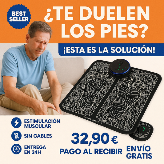 Masajeador de Pies Eléctrico – RelaxPies™ | Relájate y Alivia el Estrés en Minutos (LIQUIDACIÓN POR CIERRE)
