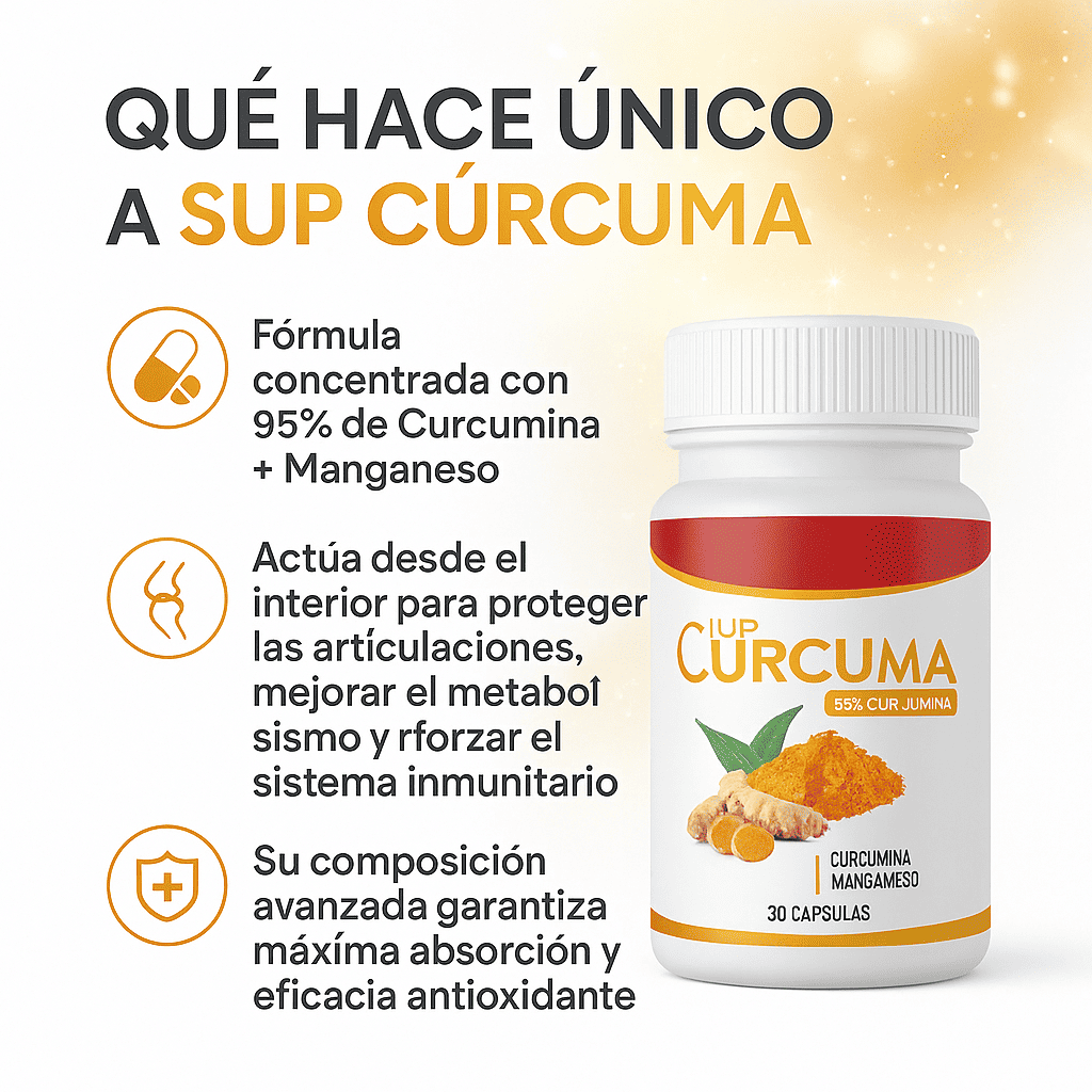 (Compra 1, Lleva 2) SUP Cúrcuma - El Antioxidante Natural que Cuida tus Articulaciones y Bienestar Diario