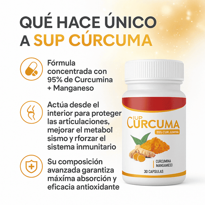 (Compra 1, Lleva 2) SUP Cúrcuma - El Antioxidante Natural que Cuida tus Articulaciones y Bienestar Diario