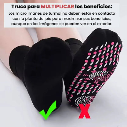 (Paga 1 y Recibe 1 Gratis) Calcetines de Acupresión Antivarices – Talla Universal (Compatible con cualquier tamaño).