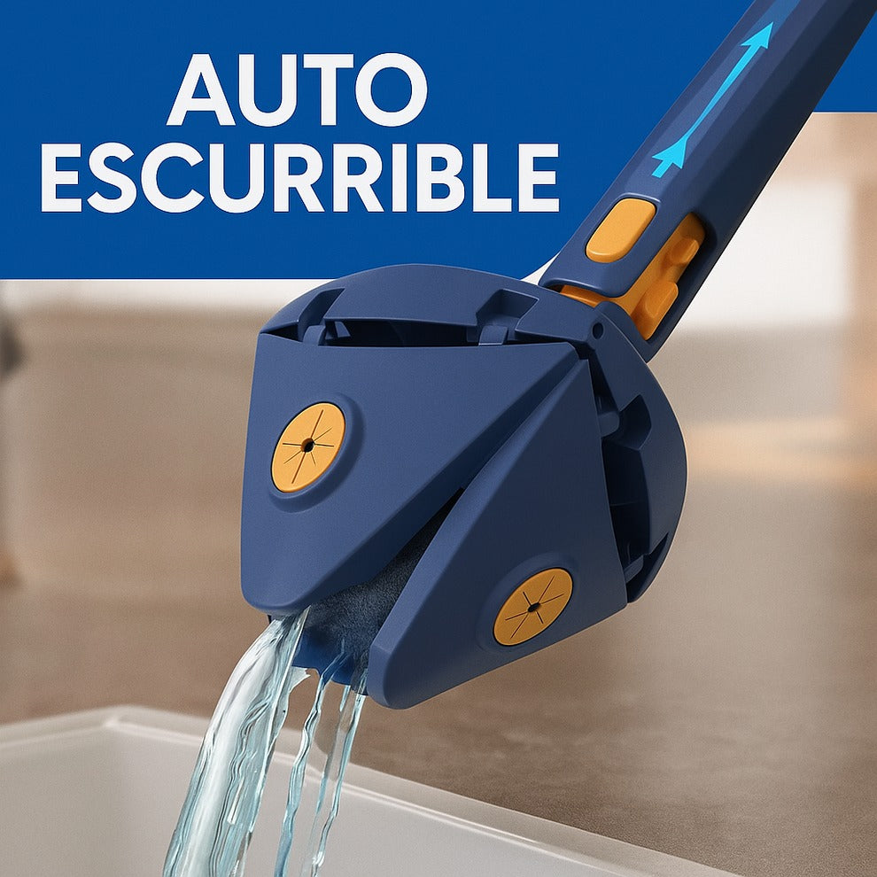 Kit PowerClean 2 en 1 – Fregona Giratoria + Aspiradora Portátil Recargable (LIQUIDACIÓN POR CIERRE)