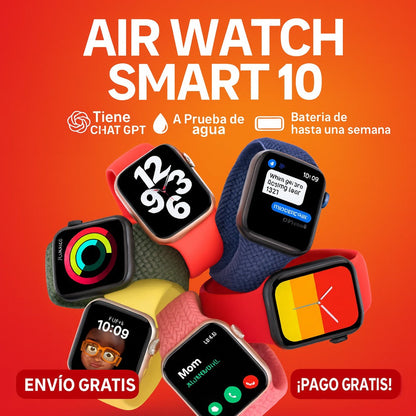 AirWatch Series 10 PRO + Caja y Cargador por Inducción | (LIQUIDACION POR CIERRE)