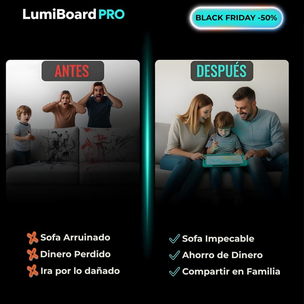 🔥Black Friday🔥Tiempo en familia sin pantallas, solo imaginación| LumiBoard Pro®