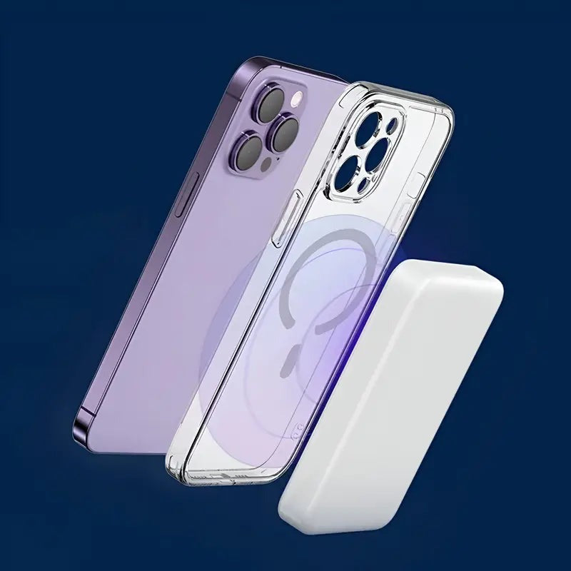 🔋 POWER BANK MAGSAFE 5000MAH – CARGA INSTANTÁNEA POR INDUCCIÓN Y USB, ¡ADIÓS A LA BATERÍA BAJA! 60% OFF HOY⚡