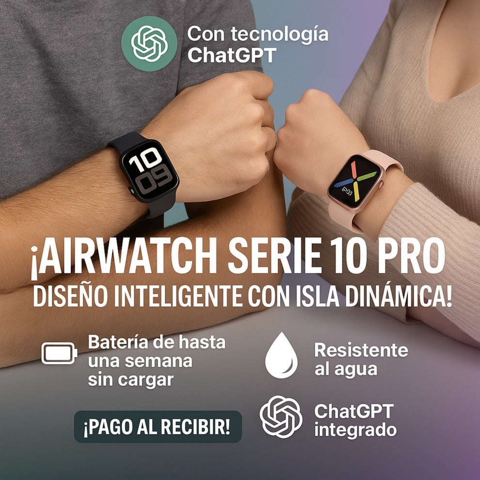 AirWatch Series 10 PRO + Caja y Cargador por Inducción | (LIQUIDACION POR CIERRE)