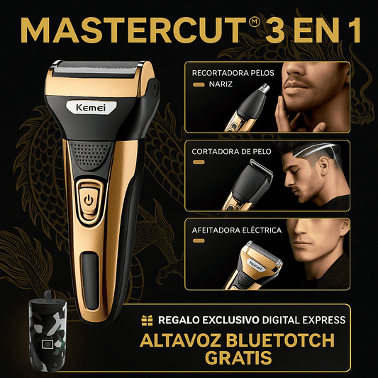 MasterCut™ 3 en 1 - El Secreto de los Hombres de Éxito – Domina Cada Negociación y Llévate un Altavoz Bluetooth de Regalo