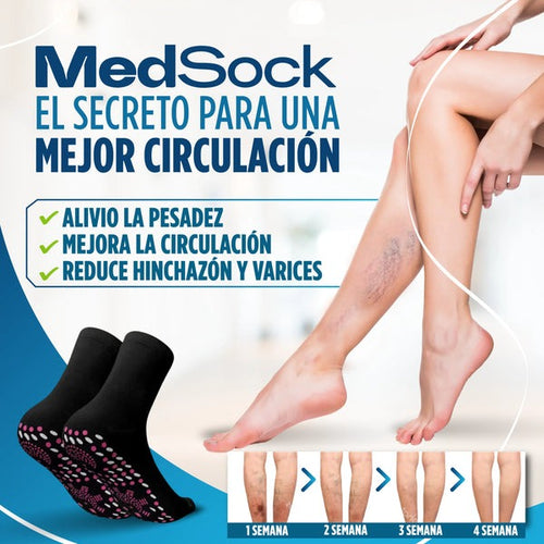 [COMPRA 1, LLEVA 3] MedSocks® - Medias de Compresión con Turmalina para Neuropatía y Venas Varicosas