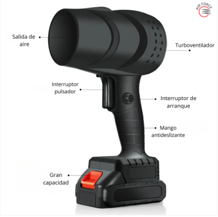 Mini Soplador Eléctrico Air Force® – Potencia Extrema en la Palma de tu ManoAir Force