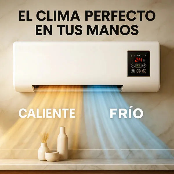 🔥Black Friday🔥 Mini Aire Acondicionado Portátil 2 en 1 - Calienta y Enfría al instante, con Bajo Consumo Energético