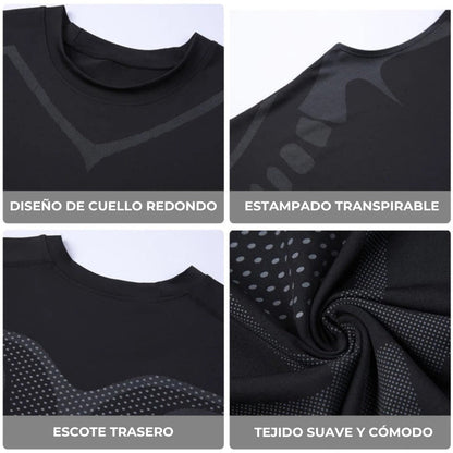 [COMPRA 1, LLEVA 2] MAXREDUCE - Camiseta Reductora - Tecnología Iónica e Infrarroja