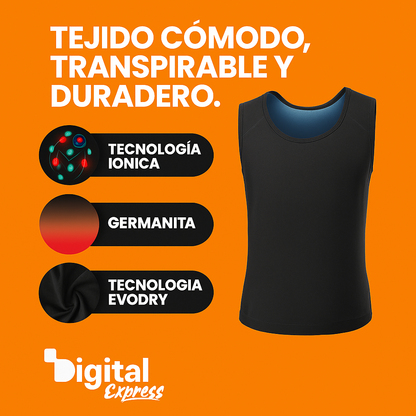 [COMPRA 1, LLEVA 2] MAXREDUCE - Camiseta Reductora - Tecnología Iónica e Infrarroja
