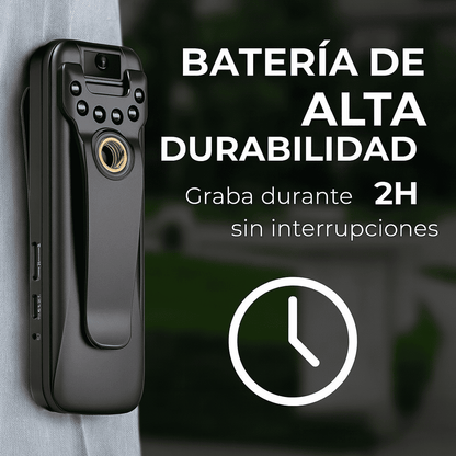 Videocámara 4K Ultra HD con Lente Giratoria de 180° - GoMove© (LIQUIDACION POR CIERRE)