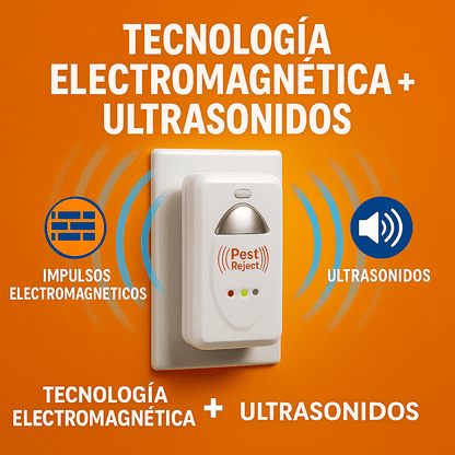 [COMPRA 1, LLEVA 2] Repelente Digital Electromagnético Sin Químicos – Elimina Insectos y Roedores