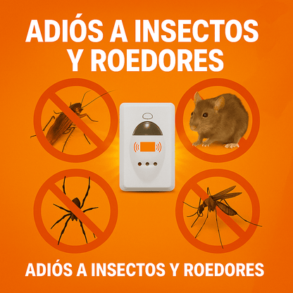 [COMPRA 1, LLEVA 2] Repelente Digital Electromagnético Sin Químicos – Elimina Insectos y Roedores