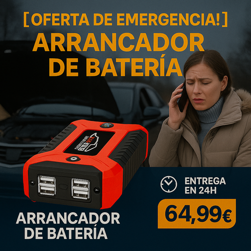 [OFERTA DE EMERGENCIA]  EnergyMax™ - Arrancador de Batería Con 11.000 mAh