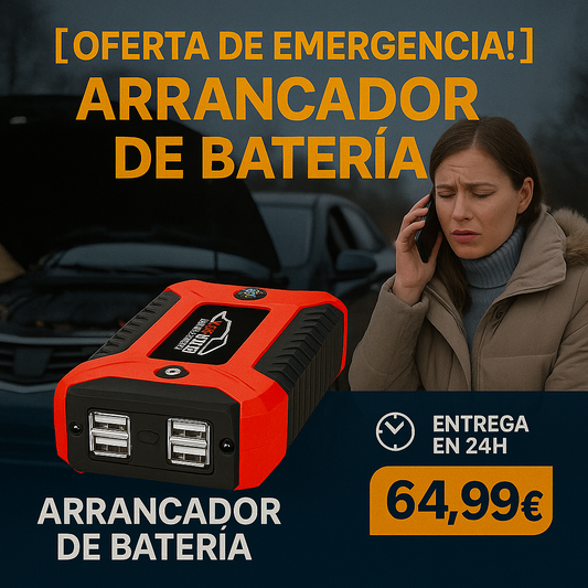 [OFERTA DE EMERGENCIA]  EnergyMax™ - Arrancador de Batería Con 11.000 mAh