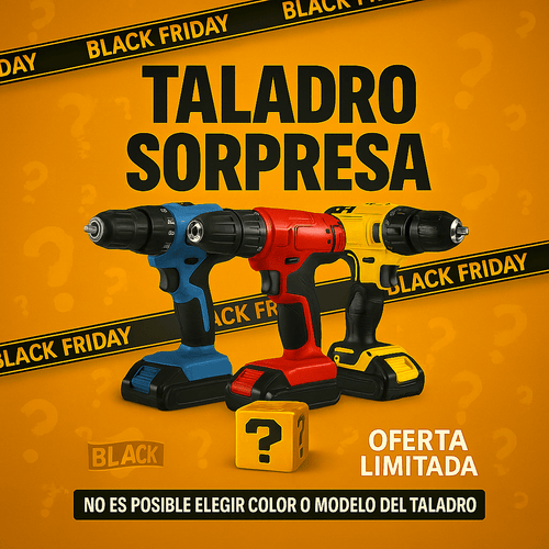 🔥Black Friday🔥 Taladro Percutor Sorpresa + Regalos Exclusivos