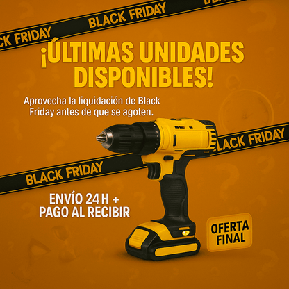 🔥Black Friday🔥 Taladro Percutor Sorpresa + Regalos Exclusivos