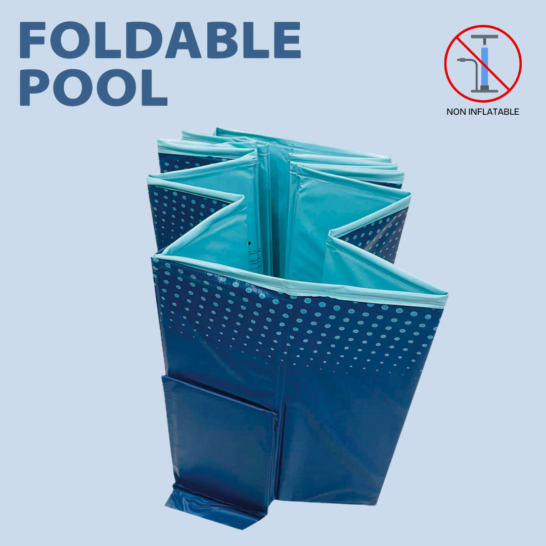 FoldablePool™ – Refresca tu verano con estilo y comodidad, ideal para niños y mascotas (LIQUIDACION POR CIERRE)