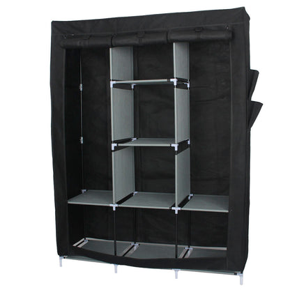 [SÚPER LIQUIDACIÓN] Armario Plegable con 8 Compartimientos y Estructura Reforzada