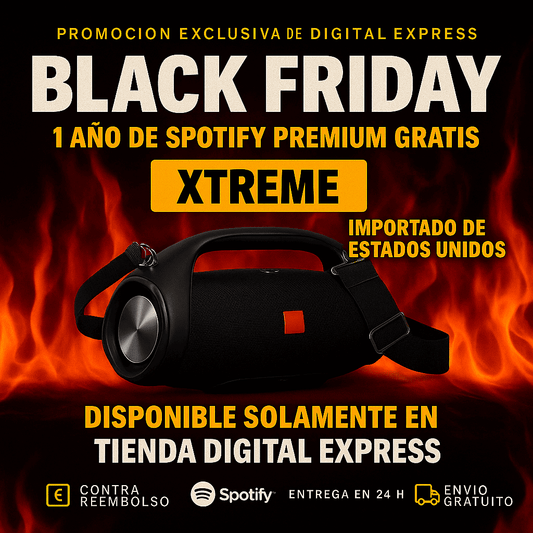 🔥Black Friday🔥 POTENCIA Y SONIDO INCREÍBLE ¡El ALTAVOZ XTREME 3 XL HA LLEGADO +1 Año de Suscripción a Spotify Premium Gratis