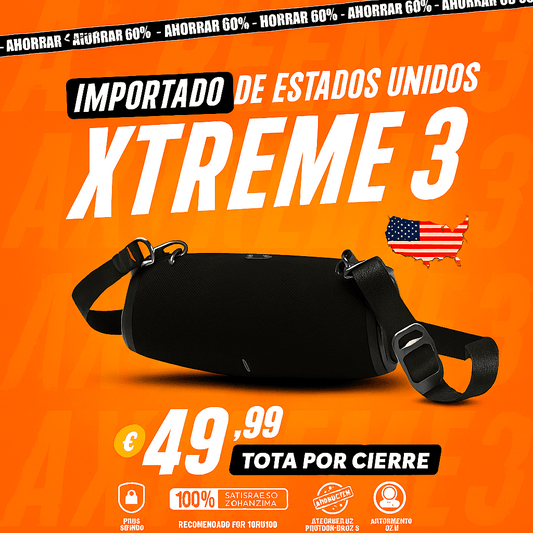 🔥SÚPER PROMO🔥 POTENCIA Y SONIDO INCREÍBLE ¡El ALTAVOZ XTREME 3 XL HA LLEGADO +1 Año de Suscripción a Spotify Premium Gratis